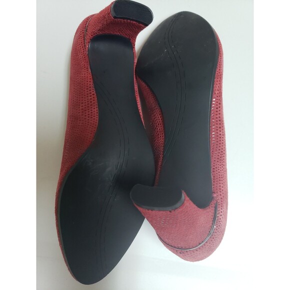 Vaneli Women’s Dark Red Genuine Suede Padded Shoes 9M Office Wedding Guest NWOB - Picture 10 of 11